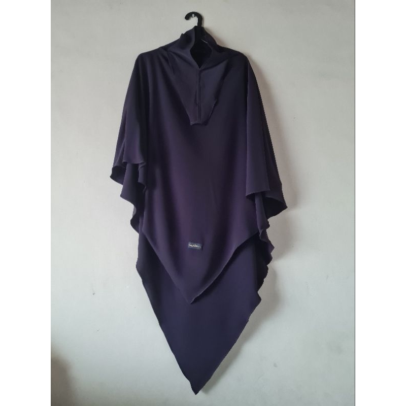 Preloved French Khimar LangitBiruCorp Cubi Cubi