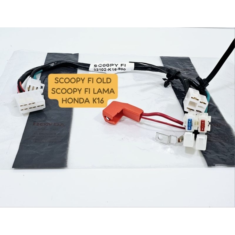 KABEL AKI SCOOPY FI OLD SCOOPY FI LAMA HONDA K16 KABEL BODY BODI AKI BATERAI ACCU SCOOPY FI