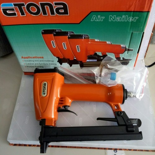 

Mesin Staples Angin Kompresor Paku Tembak - Etona Air Nailer Gun F30 Air Stapler