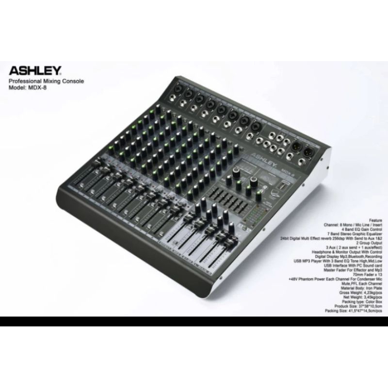 mixer Ashley MDX8 MDX8 original NEW