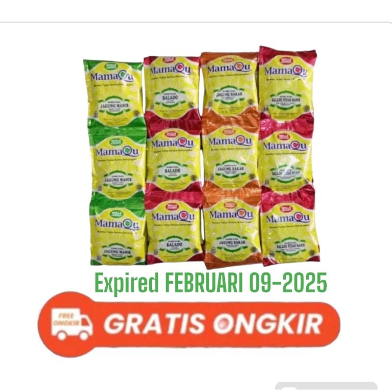 

[100gram] bumbu tabur MAMAQU beragam aneka rasa