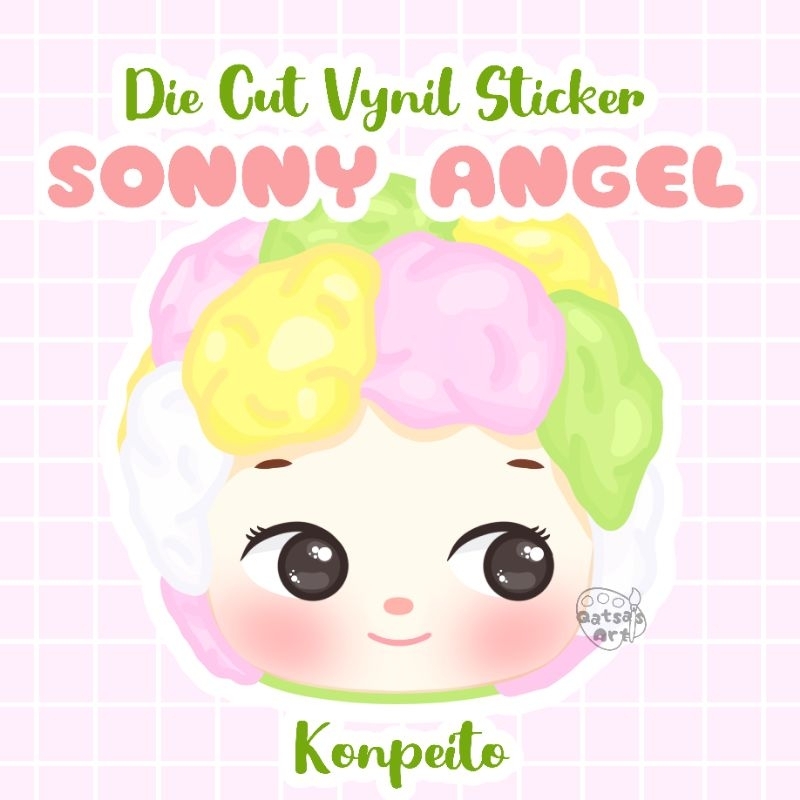 

|| Die Cut Vynil Sticker || SONNY ANGEL || Konpeito from Sweets Series ||