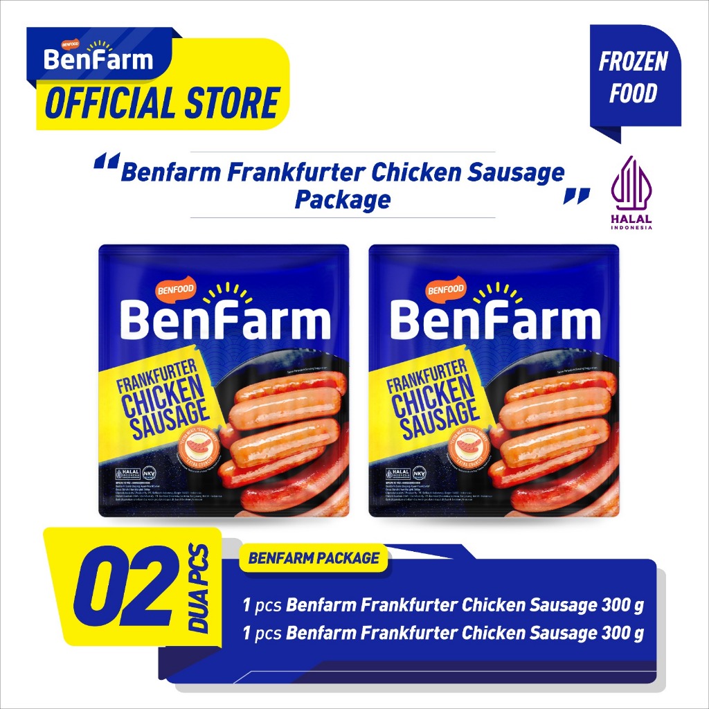 

Benfarm Frankfurter Chicken Sausage Package