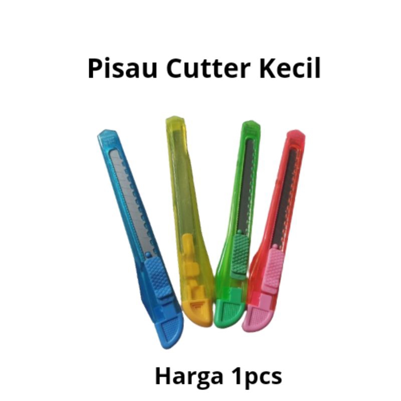 

Cutter Kecil Warna Ecer. Harga 1pcs