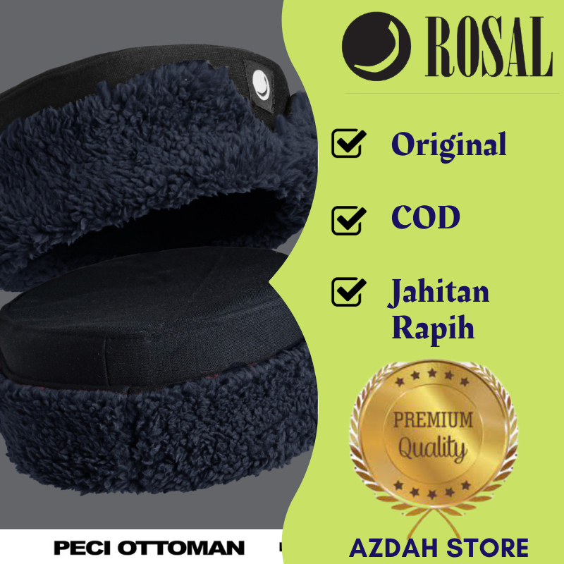 Peci Turki Ertugrul Ottoman ROSAL - Peci Tradional Unik Turki Usmani Pria Dewasa