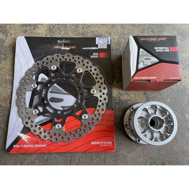 Tromol KLX d tracker set piringan Ride It Tromol Depan Ride It