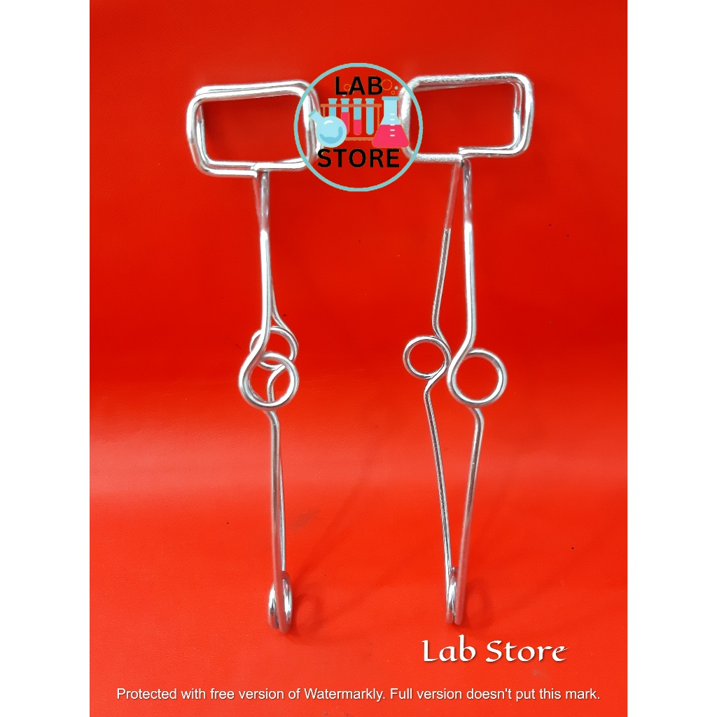 Penjepit Tabung Reaksi Logam / Jepitan Tabung Reaksi Bahan Full Logam