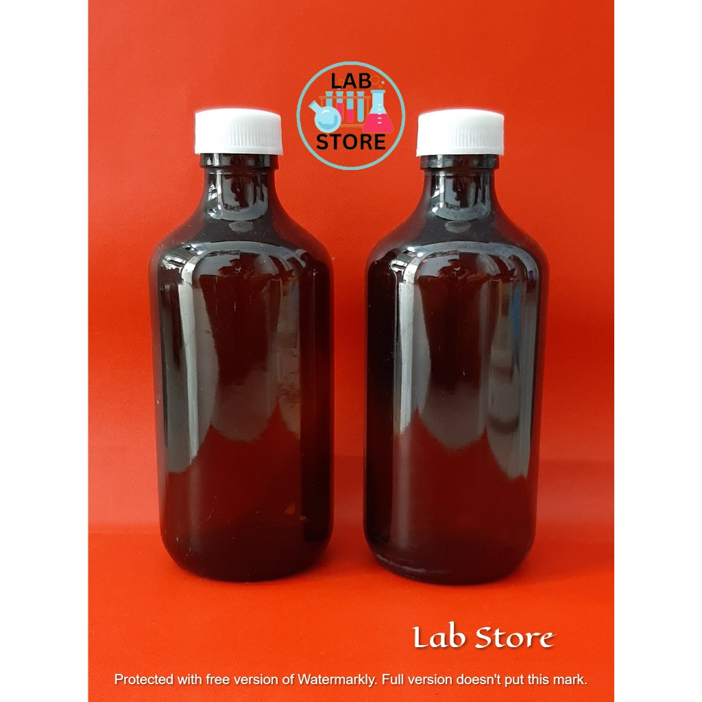 Botol Sirup 1000ml / Botol Sirup Coklat 1000ml / Botol Sirup Kaca Amber Coklat / Botol Coklat 1 Lite