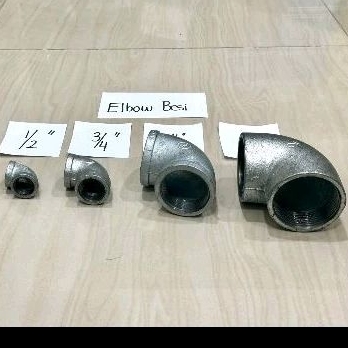 elbow besi 2" elbow galvanis 2 inchi Sambungan pipa galvaniz 50mm elbow knee Lbow