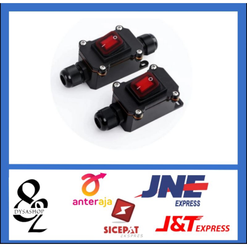 Saklar Waterproof Outdoor/Switch On-Off Anti air