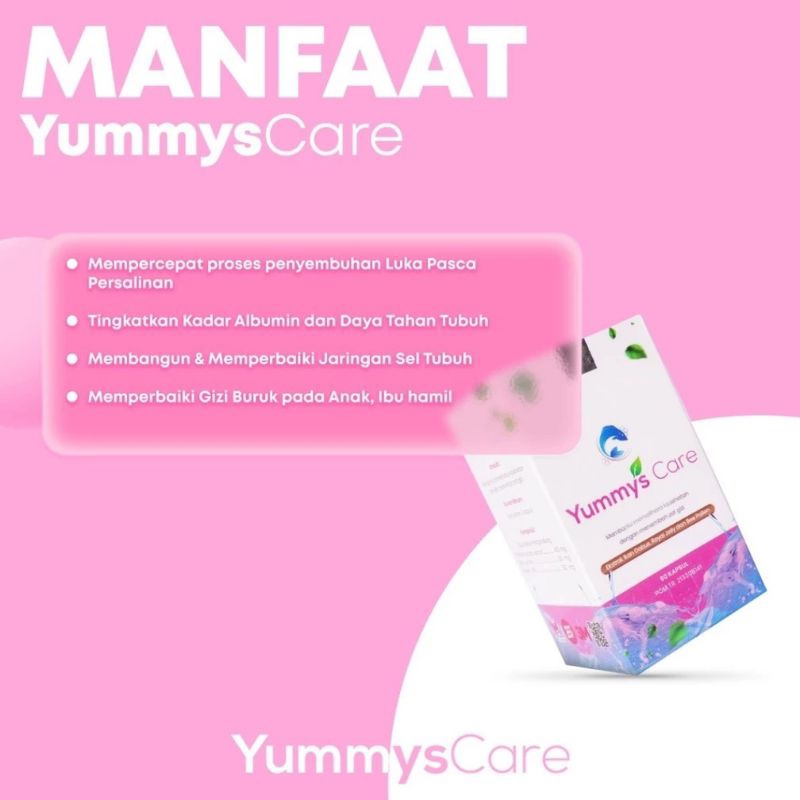 Yummys Care Kapsul Kutuk Extrak Ikan Gabus Tinggi Protein