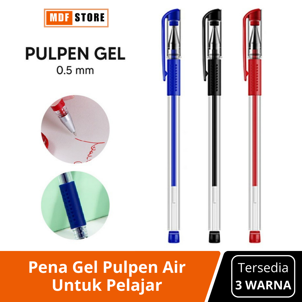 

Pena Gel A5 Alat tulis Stationary Pulpen Gel MIMI 05mm Standard Pena Cair Anak Sekaolah dan Kantoran