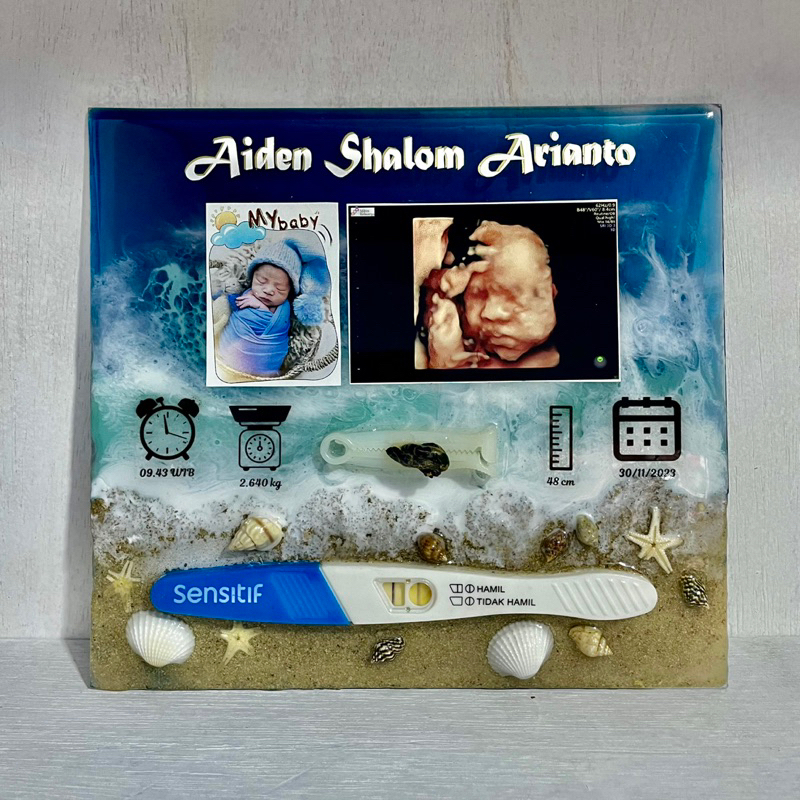 Pregnancy Art / Pajangan kehamilan Premium Resin Custom