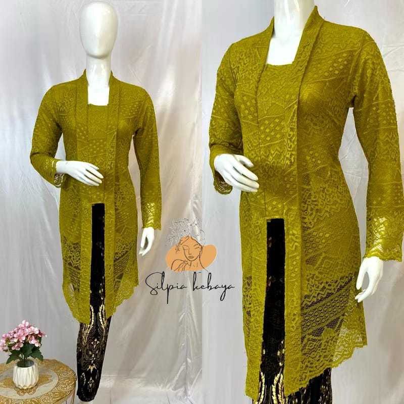 Kebaya Tunik  kutu baru / Tunik Brokat / Kebaya Modern / Kebaya Tile / Kebaya kutu baru modern/ Bati