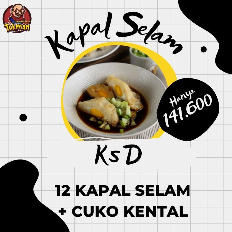 

Pempek Kapal Selam 100% Ikan Khas Palembang isi 12 Pcs - Pempek Tokman