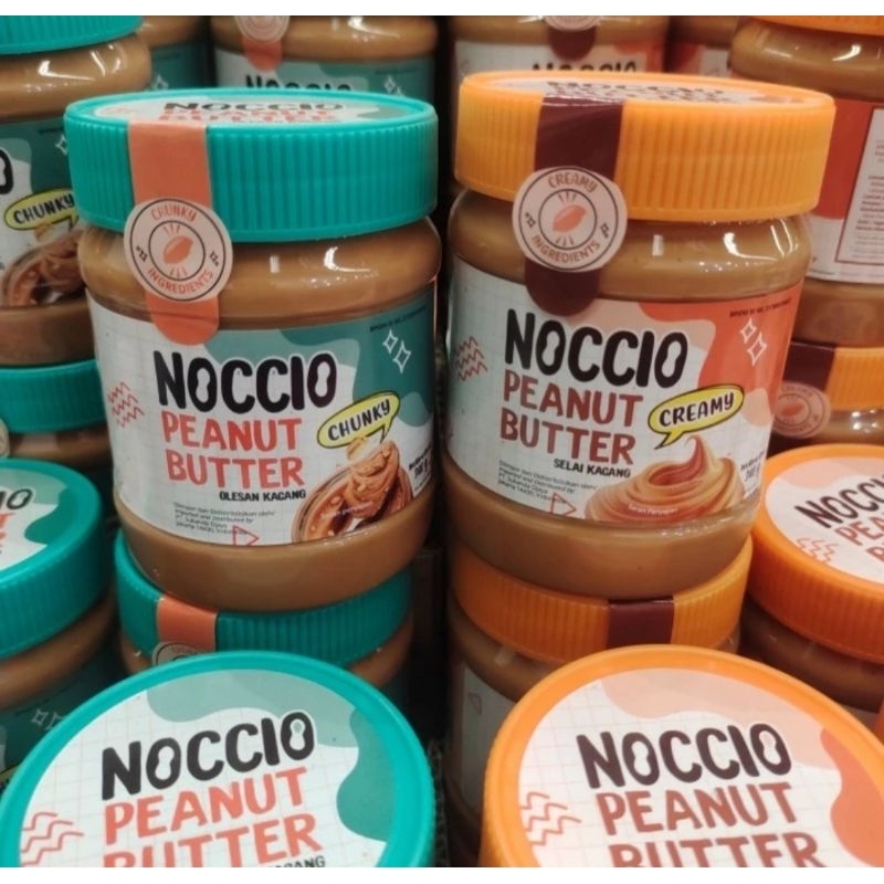 

Selai Kacang NOCCIO Peanut Butter 340gram Dels Nocciola Chocolate Hazelnut 320gr