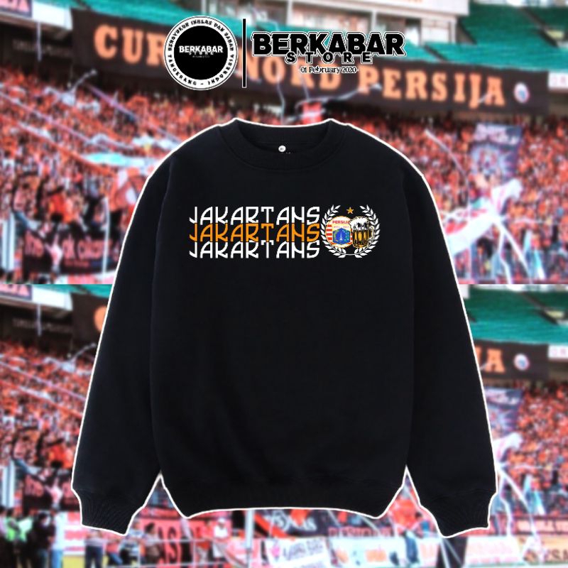 Crewneck Casuals Jakartans × Persija × Beers [Plastisol] •BerkabarStore•