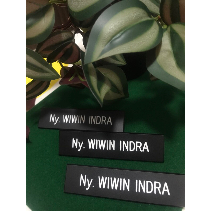 

Name tage grafir Persit sesuai aturan terbaru tanpa list putih (grafir ya kak )