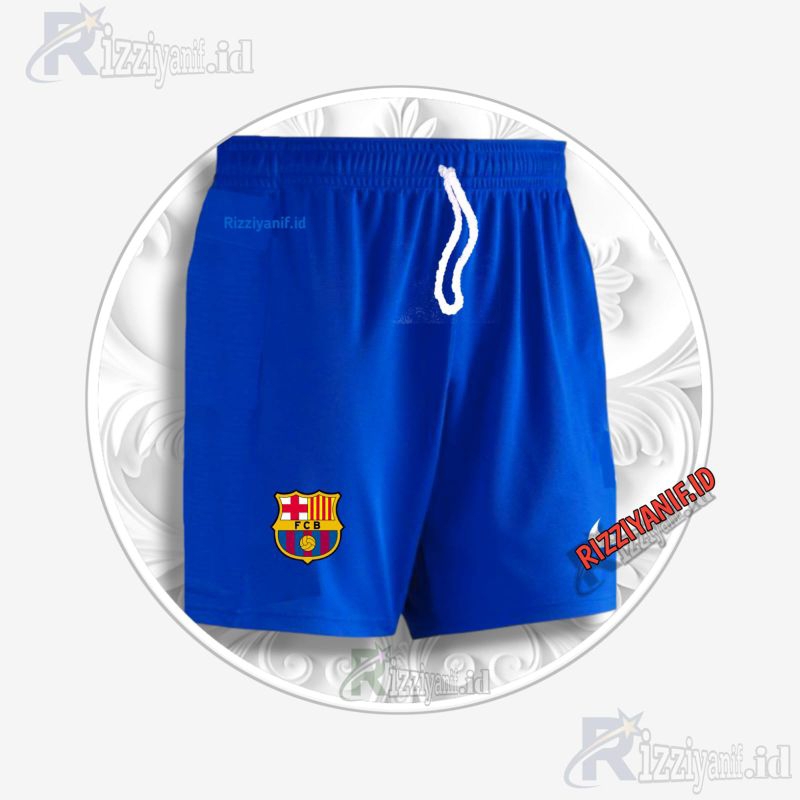 celana pendek bola celana olahraga club barcelona