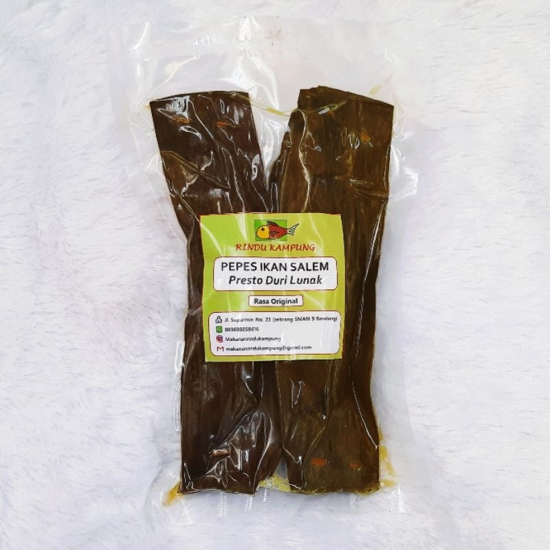 

Pepes Ikan Salem (Ikan Laut) Presto Divakum Rasa Original 380 gram