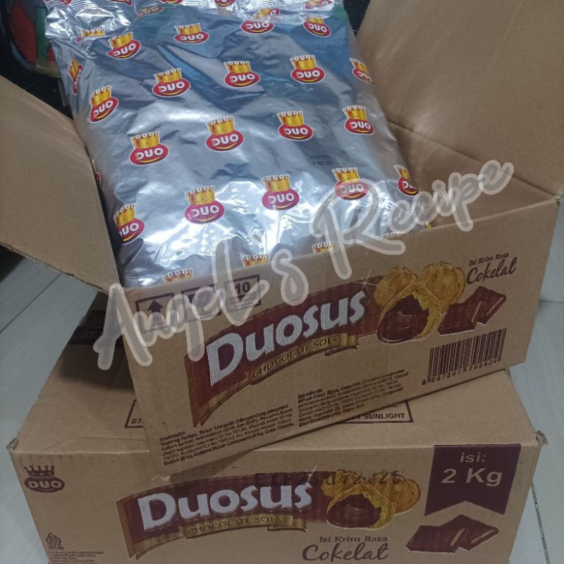 [KOTAK BARU] Duosus Sus Kering Coklat / Soes Cokelat - Sus Coklat Duosus 2kg