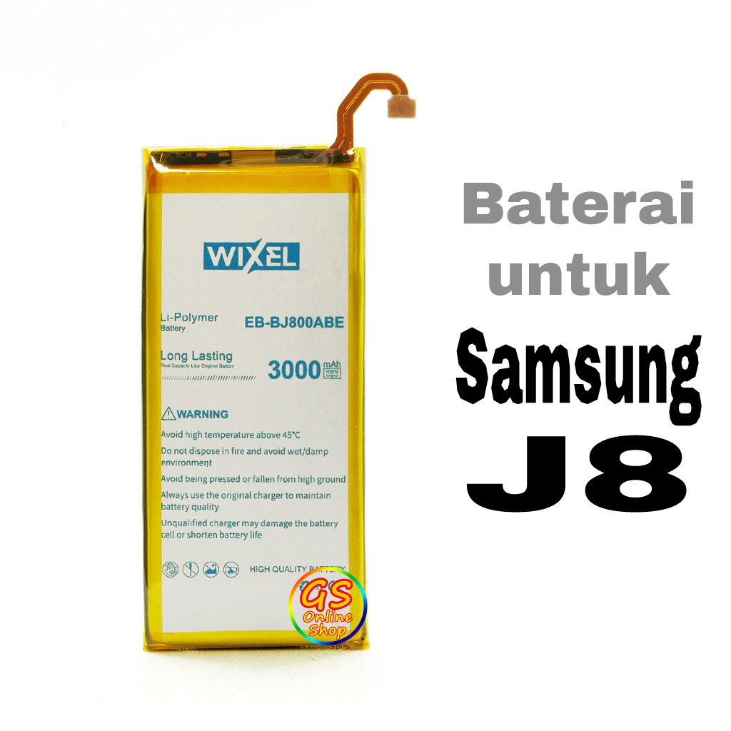 Baterai Wixel EB-BJ800ABE untuk Samsung Galaxy J8 SM-J810F J810f J810