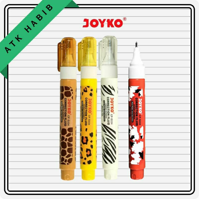 

Tipex Cair Motif Hewan // TipeX karakter Joyko CF-S224/ Correction Fluid +