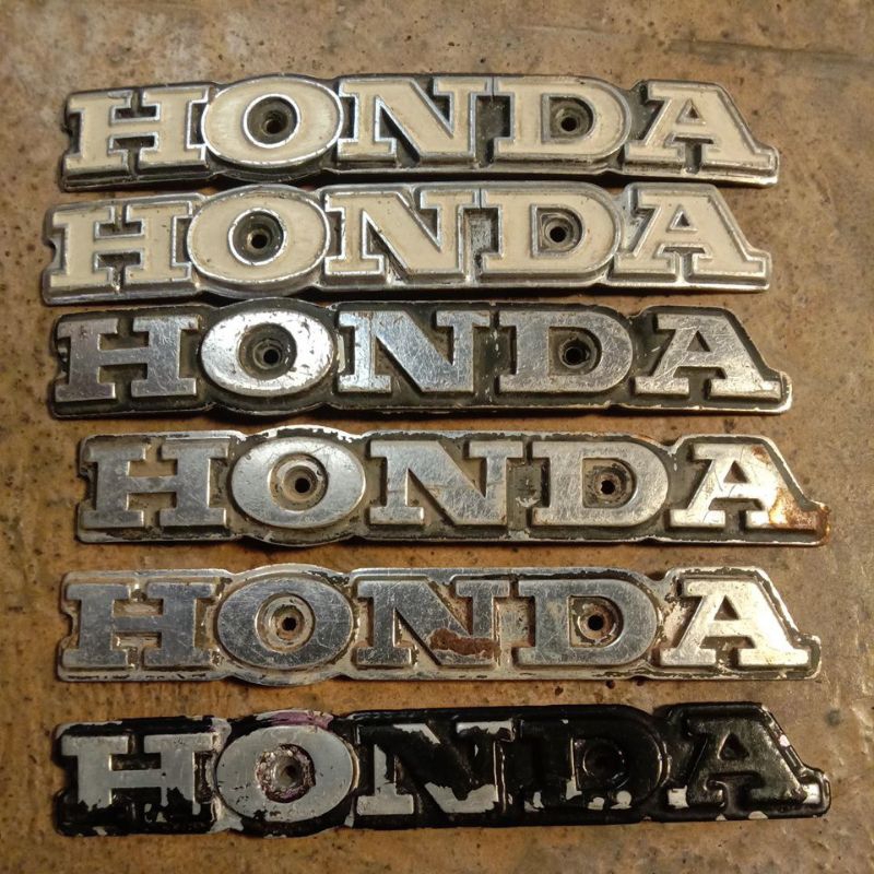 Emblem Logo Ori Original Copotan Tangki Tengki Honda Cg100 Cg110 Cg125 Cb100 Cb125 Cb200 Cb Cg 100 1