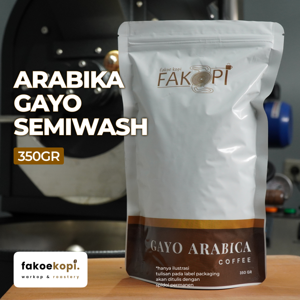 

Kopi Arabika Gayo Semi Wash 350GR