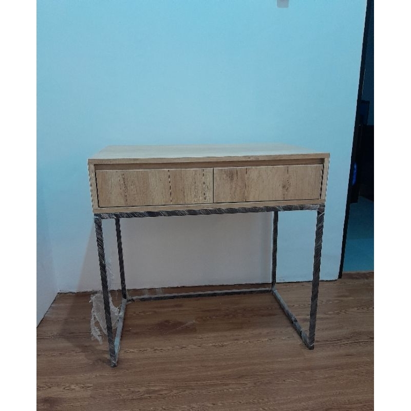 meja kamar kombinasi kaki besi konsul minimalis samping kamar tidur cabinet hotel meja rias