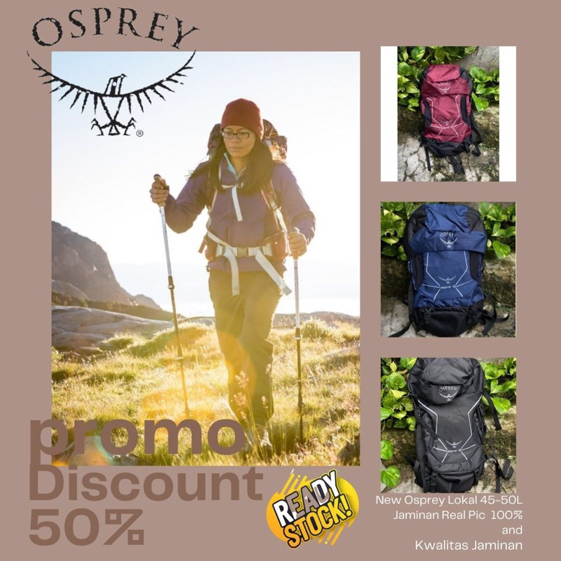 osprey keril backpack ransel hikking