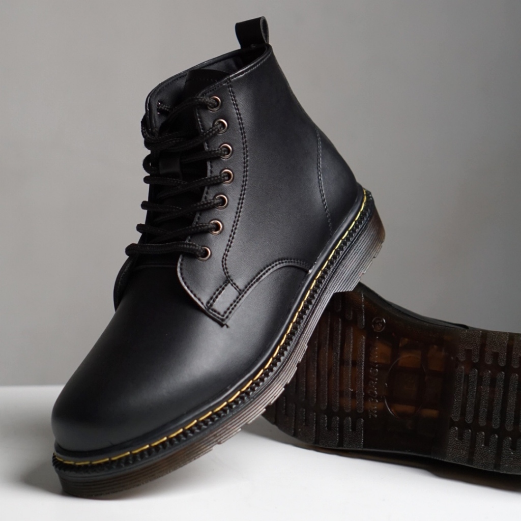 TERBARU SEPATU BOOTS PRIA OXWALKER ALPHA SEPATU HITAM PRIA