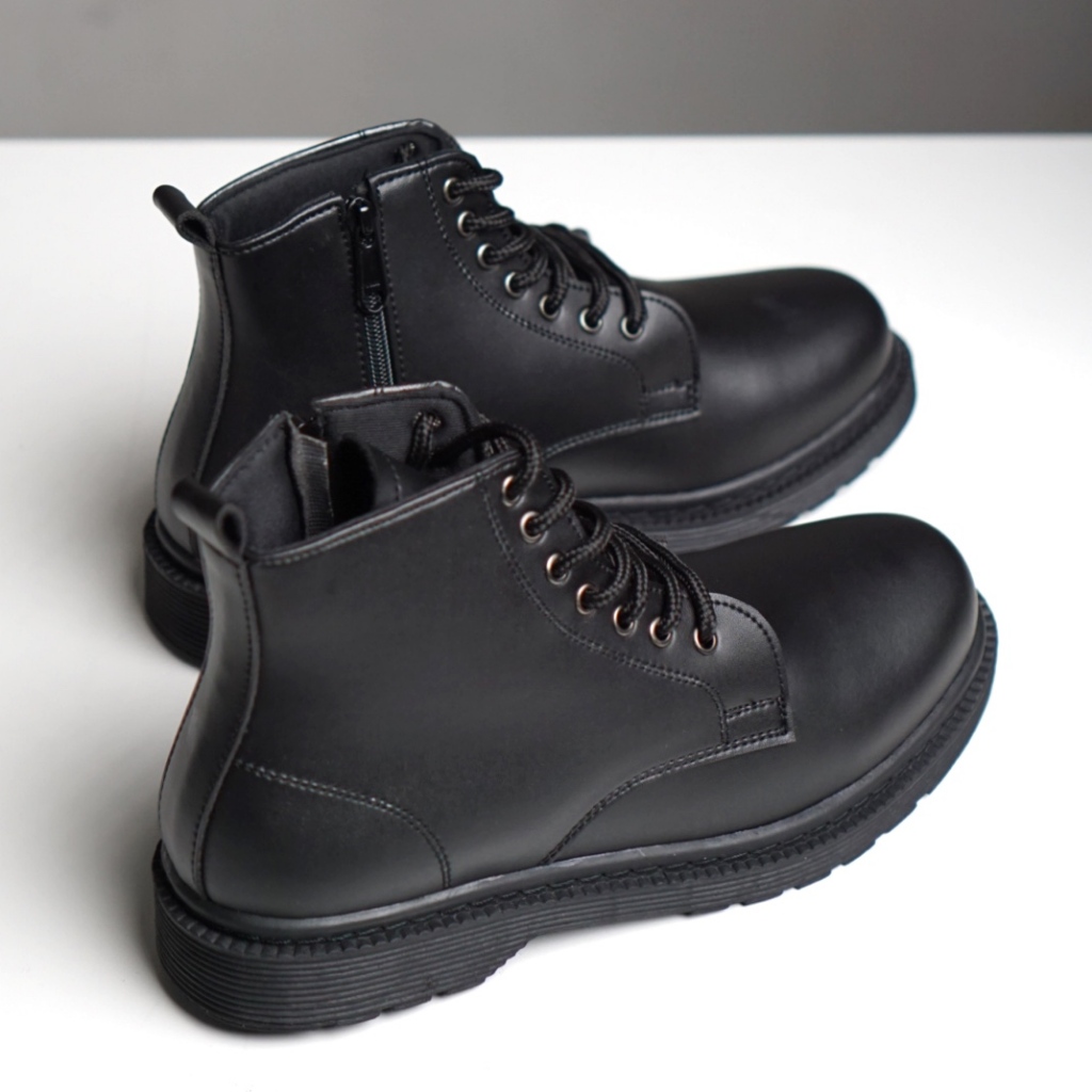 Sepatu Boots Pria Oxwalker NATHAN Sepatu Hitam Pria