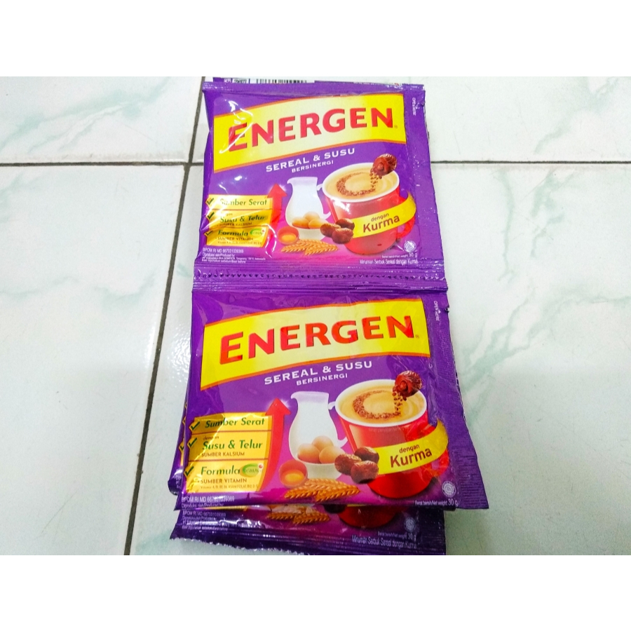 

Energen Susu Sereal Rasa Kurma 10 Sachet @35gr