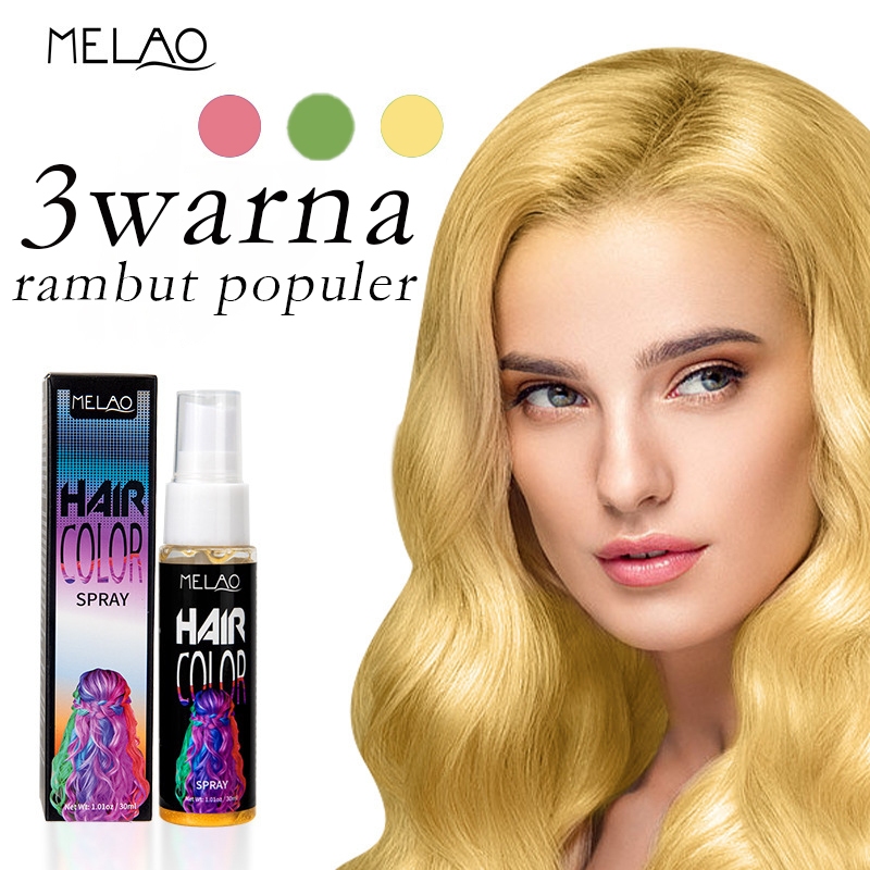 Semprotan Rambut Berwarna Gaya dan Pewarnaan Pewarna Alami