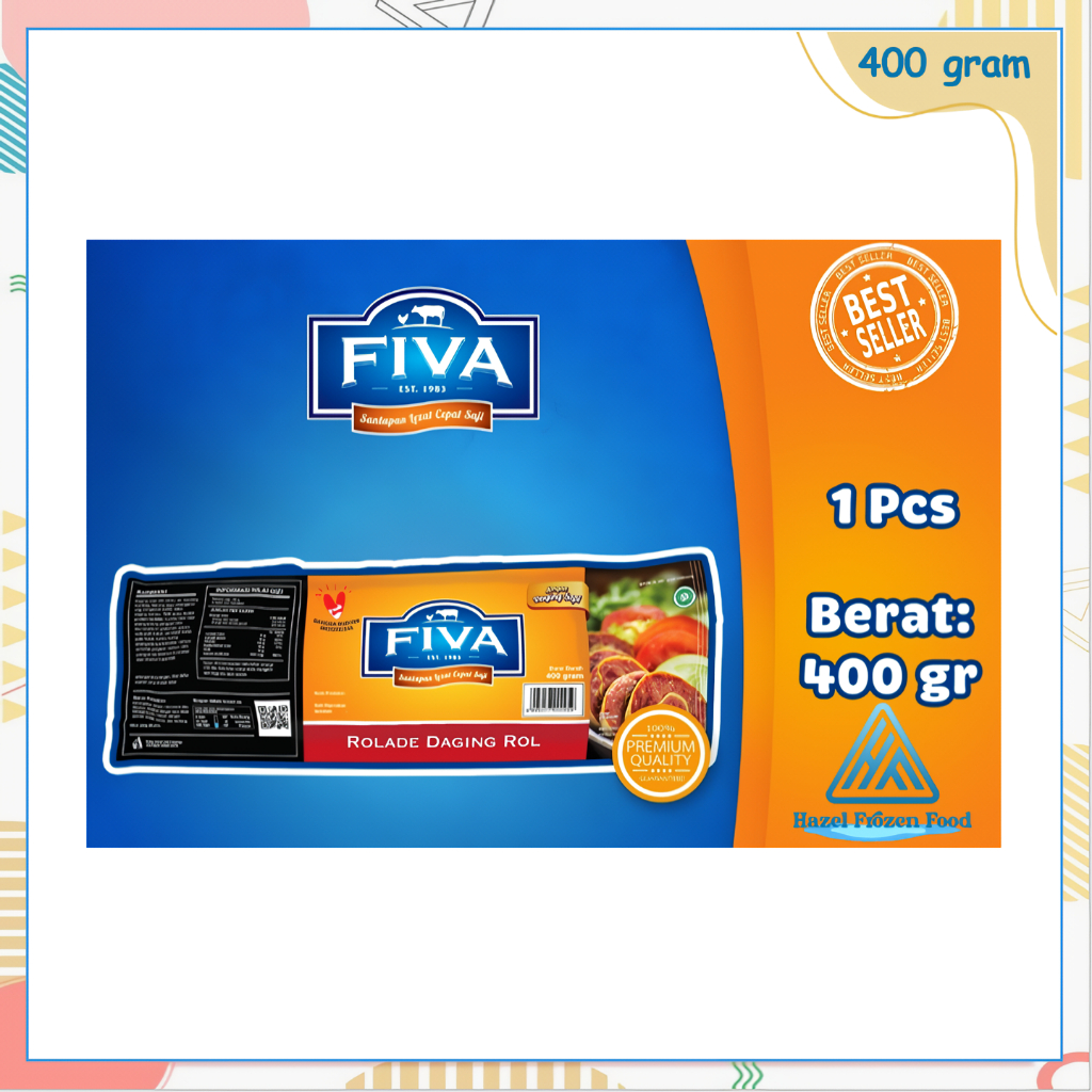 

Fiva Rolade Sapi Roll 400 g Frozen Food Karawang