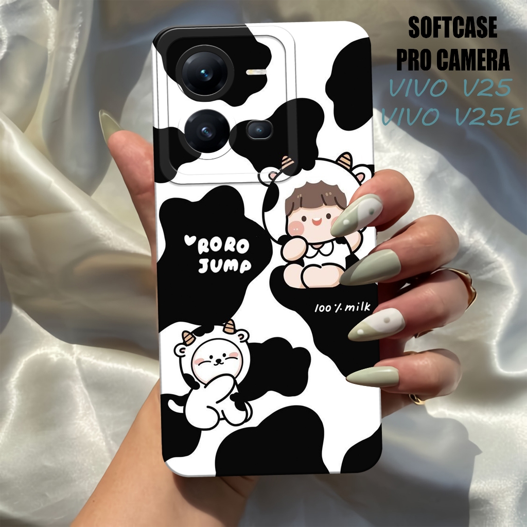 Case VIVO V25 - V25E - VIVO V25 - V25E Terbaru - Softcase  VIVO V25 - V25E   - Softcase Pro Camera -