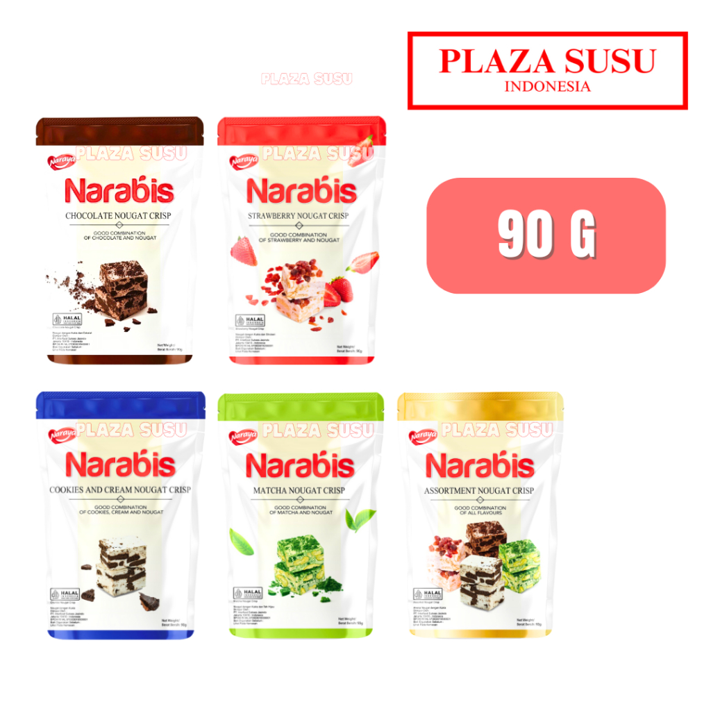 

NARABIS NOUGAT BISKUIT NARAYA COOKIES 90G ISI 10'S