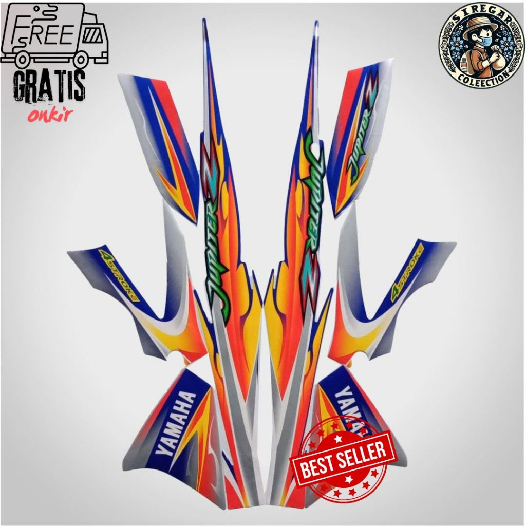 Striping Stiker Motor Yamaha Jupiter Z Burhan 2005 Lis Les Body Jupiter Z Burhan 2005 Berkualitas