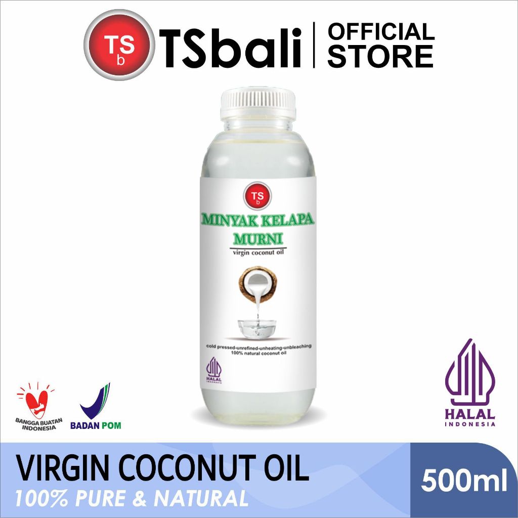 

TSb - MINYAK KELAPA MURNI - VIRGIN COCONUT OIL VCO MD - 500 ML