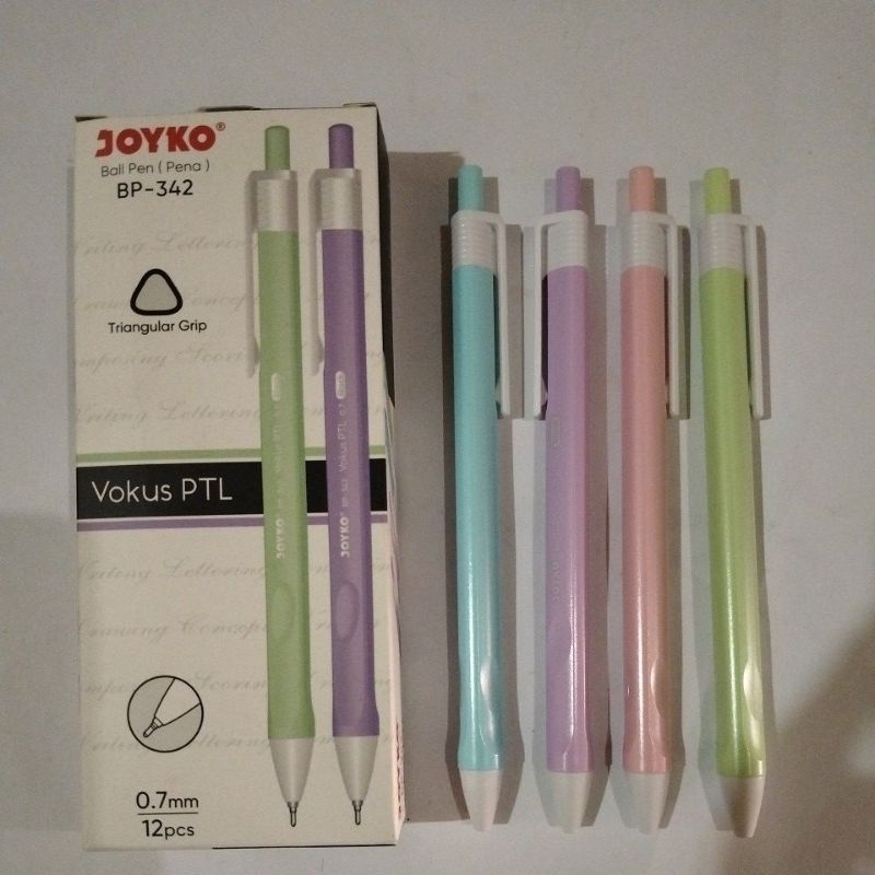 

Pulpen vokus ptl BP-342 0.7mm Joyko (isi 12pcs)