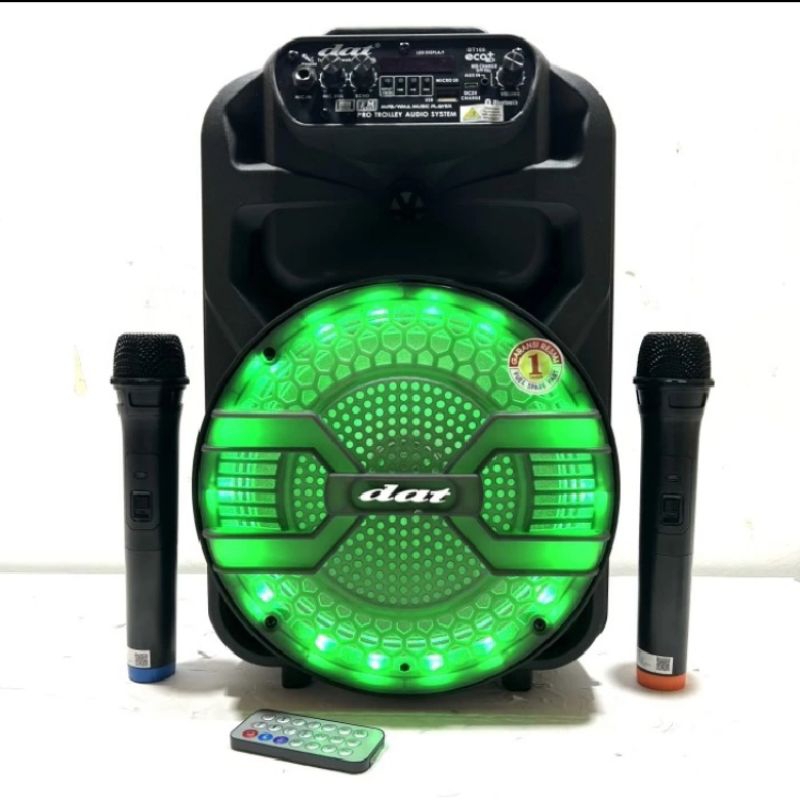 Speaker portable wireless Dat DT 109 original 10inch bluetooth