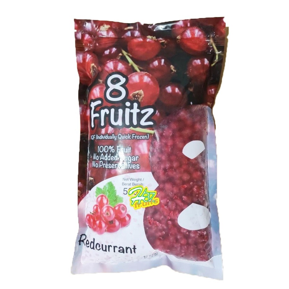

8 Fruitz IQF Redcurrant Fozen - 500 Gram