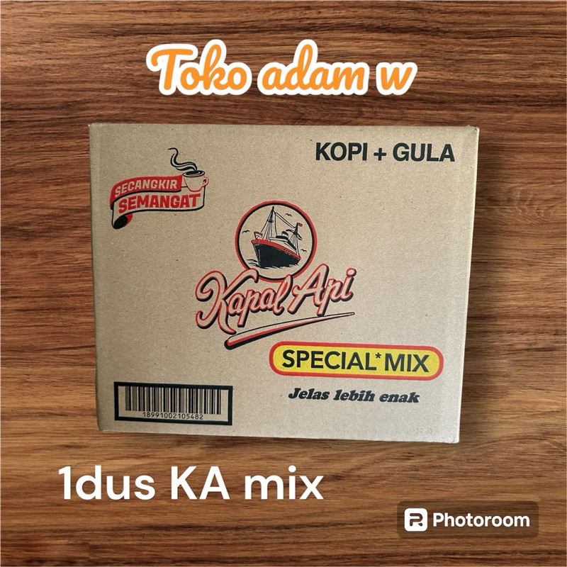 

kopi kapal api spesial mix 1Dus isi 12 renteng 23gr