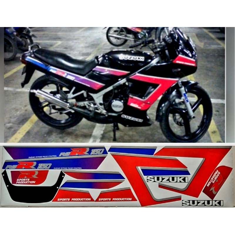 Striping Suzuki RGR Crystal Merah