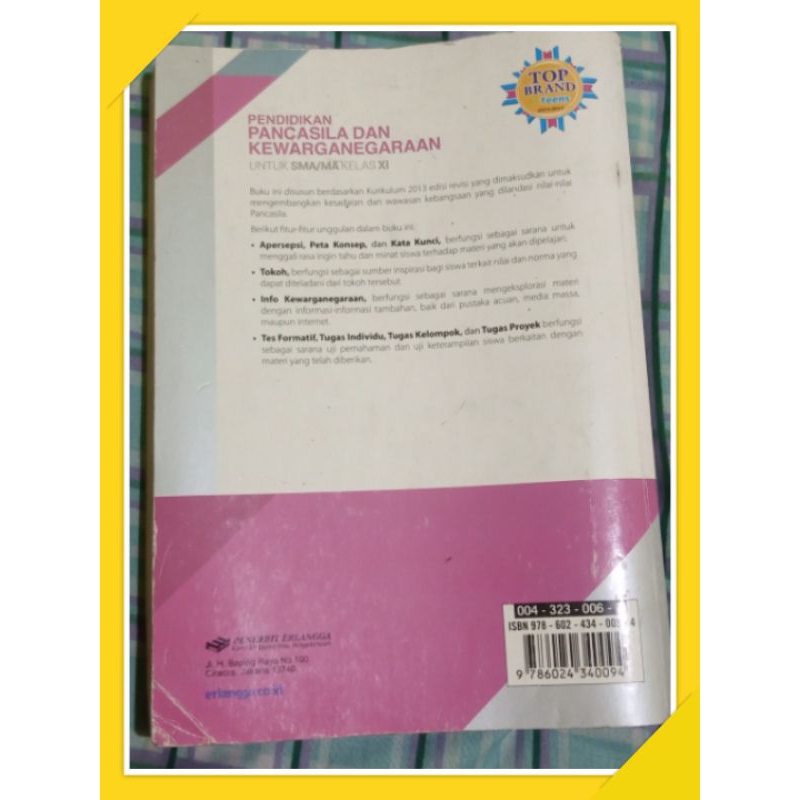 Buku Bekas PKN Kelas 11