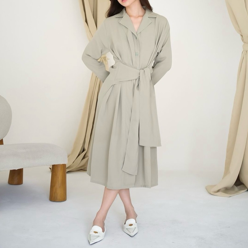 Dress Muslim Wanita ala Korea YUNA - CHOME