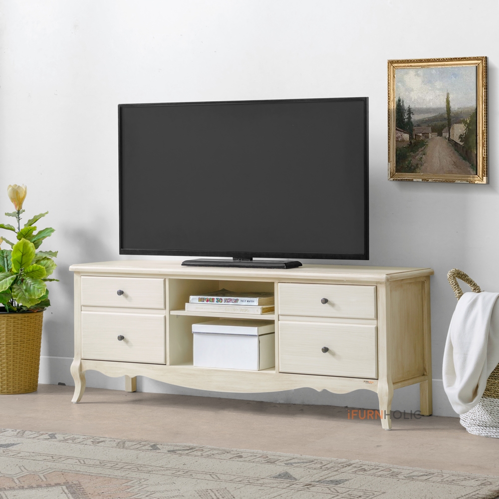 IFURNHOLIC Charlotte TV Cabinet 125 | Meja tv | Rak tv Lemari Bupet tv