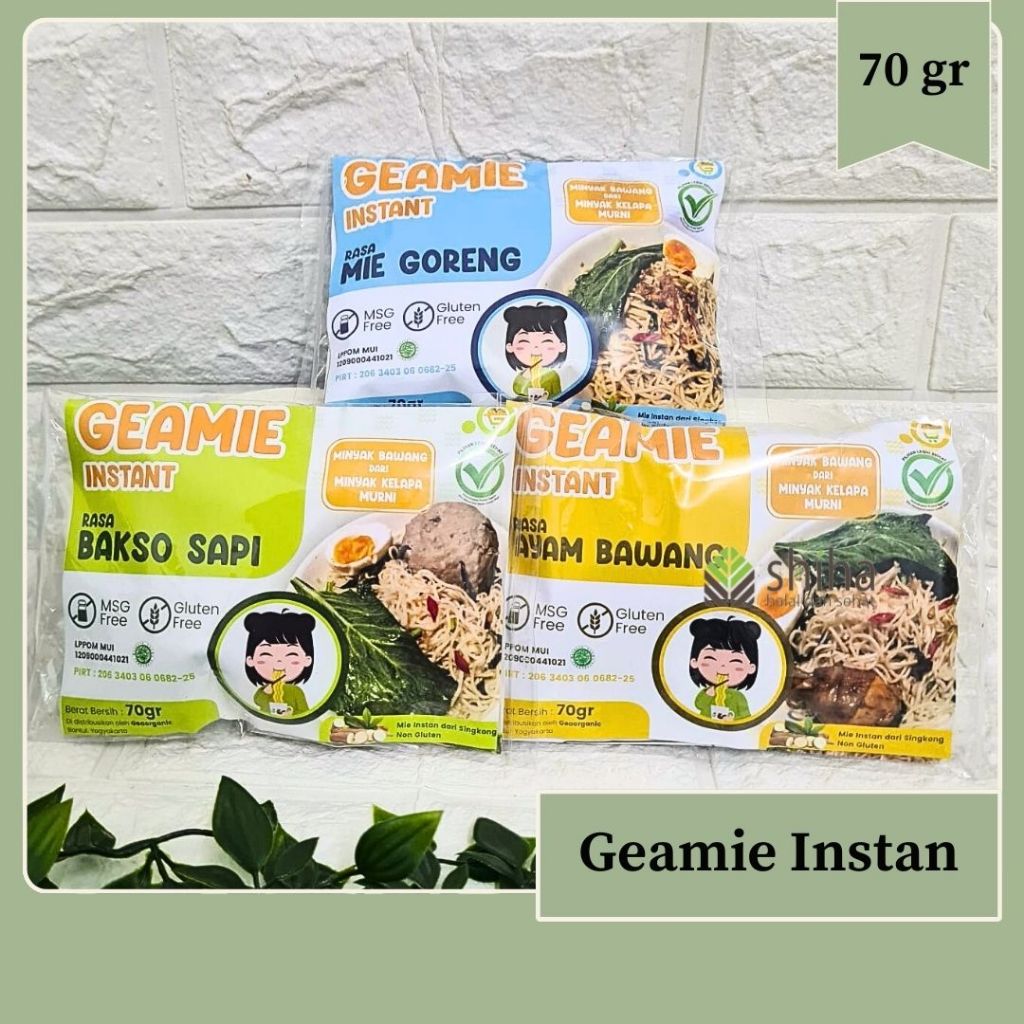

Geamie Mie Instant Gluten Free Non MSG