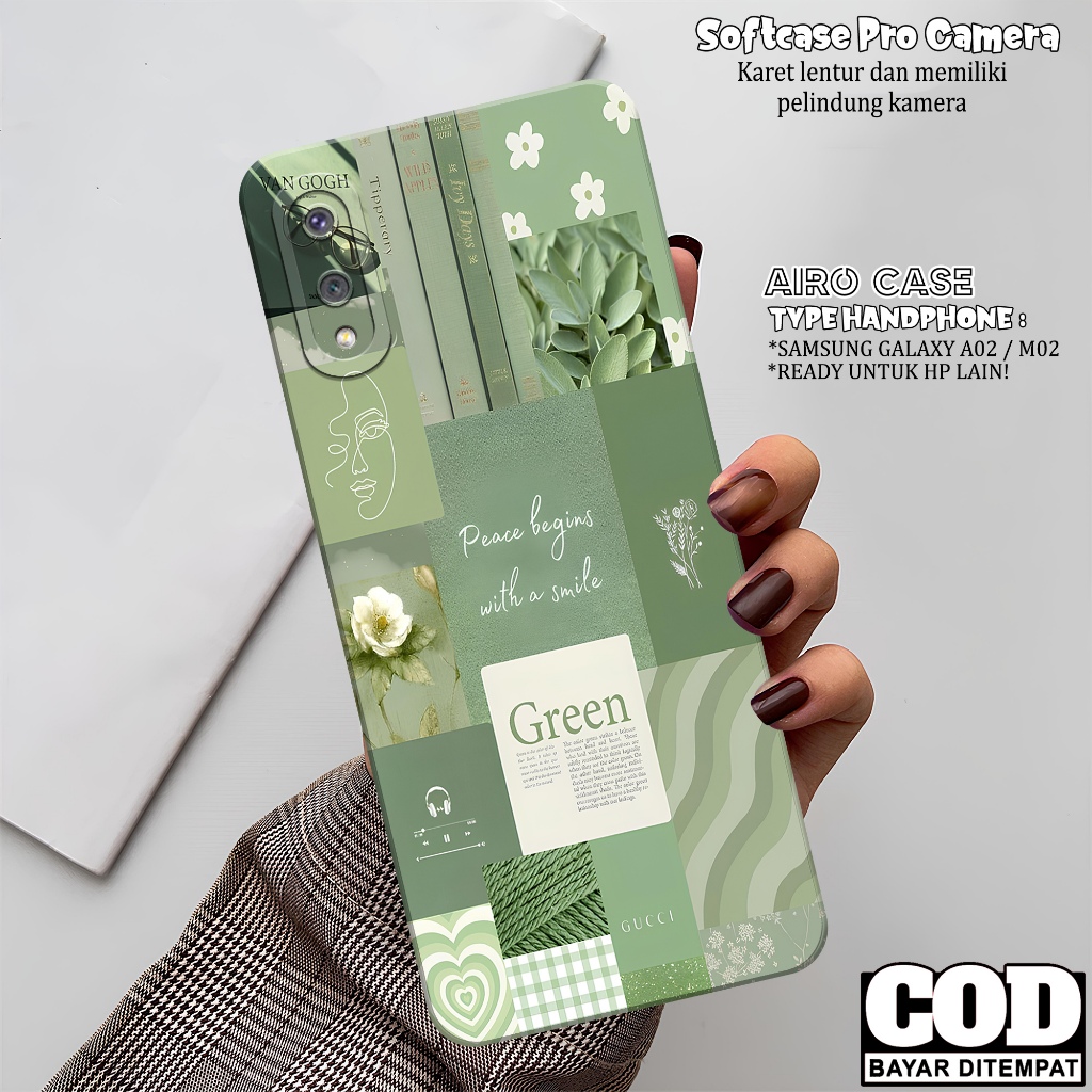 Softcase SAMSUNG GALAXY A02/ M02 Terbaru Case SAMSUNG GALAXY A02/ M02 Fashion Case AESTHETIC Casing 